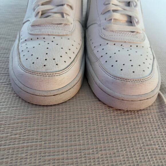 Nike Air Force 1 Low white leather sneakers men size 9 streetwear minimalist - Picture 4 of 10